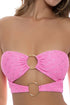 Luli Fama Brilla Double Loop Bandeau Crop Top